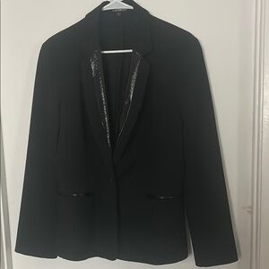 Express brand new without tags Black Blazer with Shiny Lapel